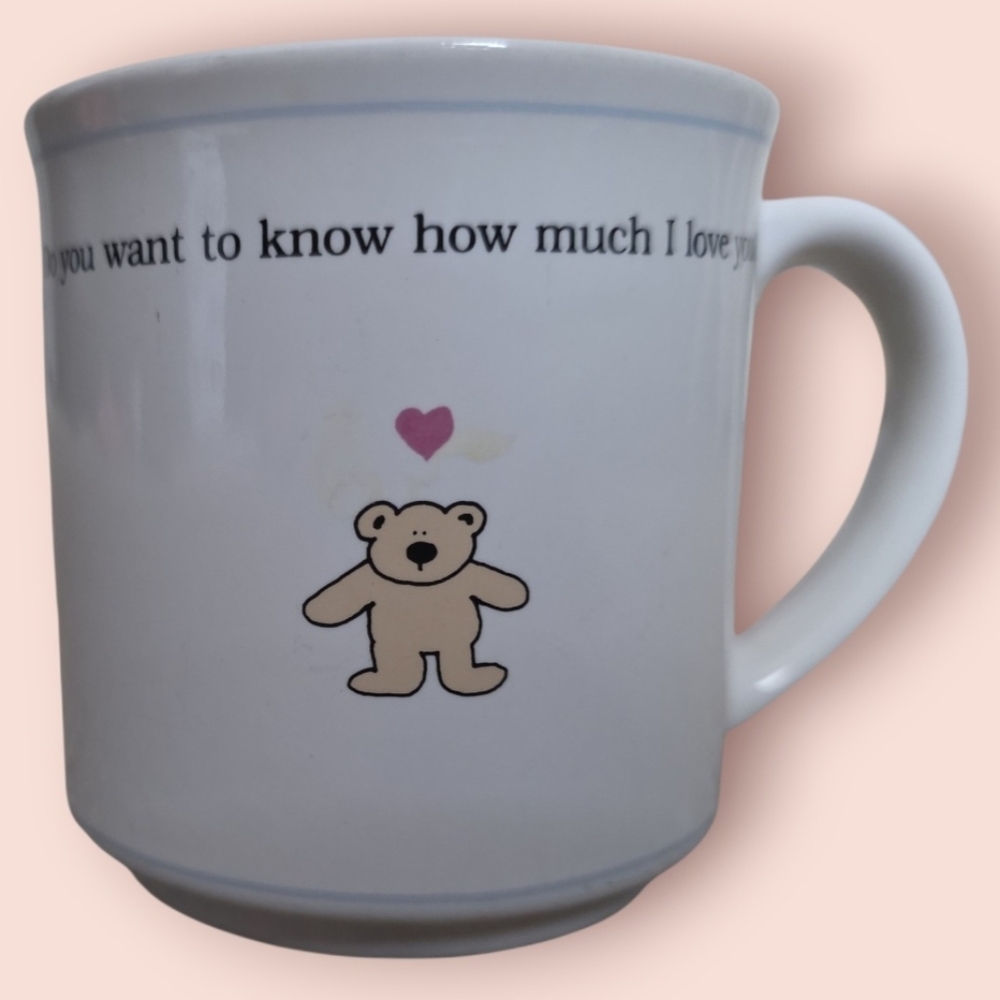 🩷 Cute Bear Mug with Heart Design